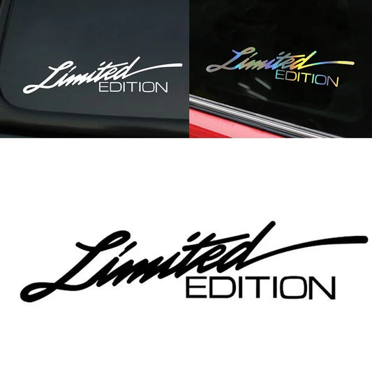 Limited Edition Vinyl Window Sticker car-styling Decal