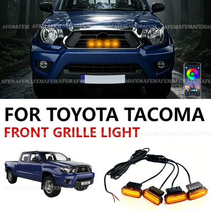 For Toyota Tacoma Specialized Center Grid Small Yellow Front