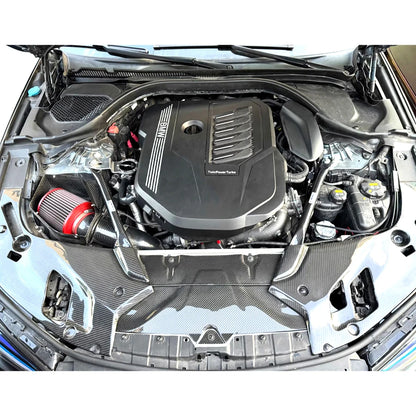 For BMW 5 Series G30 G38 Dry Carbon Fiber Inner Interior Cooling
