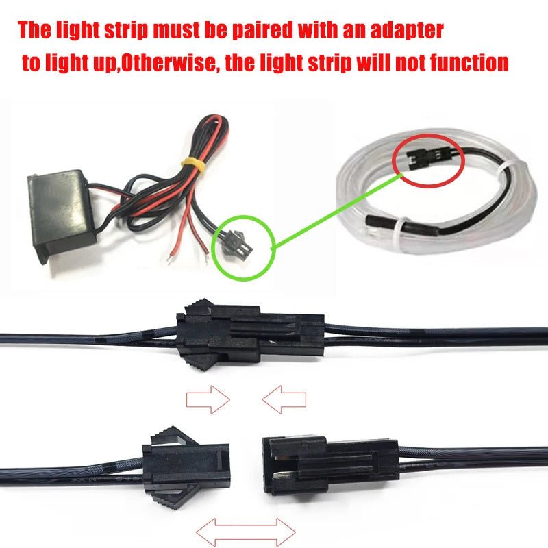 Interior USB Driver Wiring Control Cigarette Drive El Neon