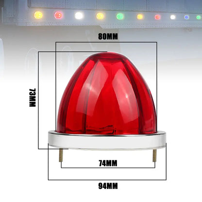 12V 24V Cab Roof Side Signal Indicator Truck Rear