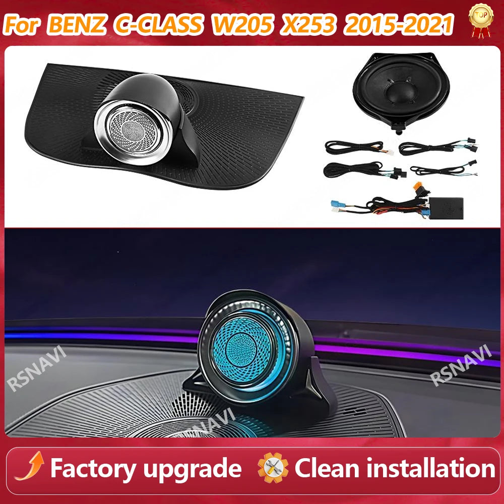 For Mercedes Benz C-Class W205 Glc Colors Rotating Center