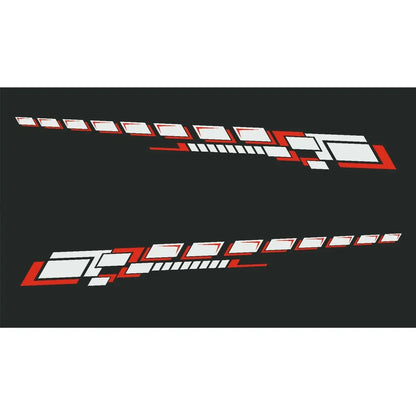 2PCS Side Strips Sticker Sides Decor Tuning Racing ft-027