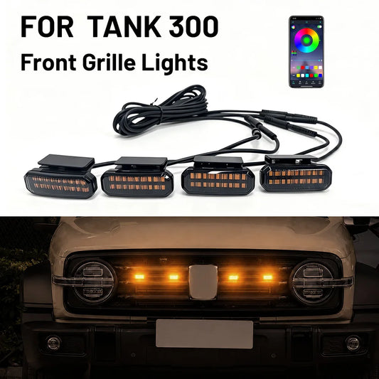 For Tank 300 Front Grille Daytime Running Wheel Eyebrow Pickup