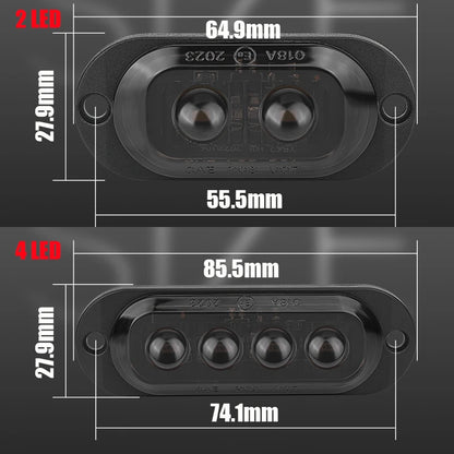 For Trailer Lorry Pickup Bus 12V 24V Truck Side Marker Turn