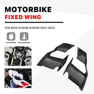 For BMW S1000R M1000R S1000 R Carbon Paint Fairing Fixed Wings
