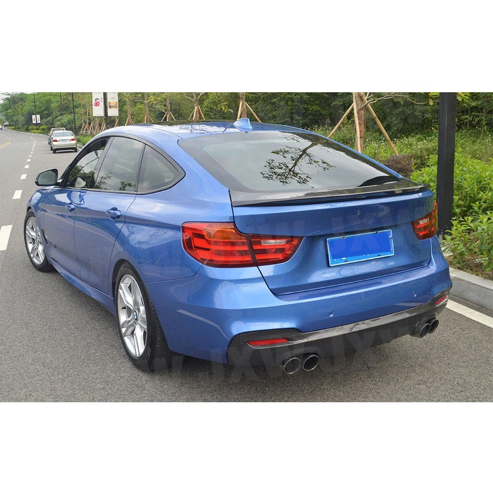 For BMW 3 Series F34 Gt Jxwancf Carbon Fiber Racing Rear Bumper