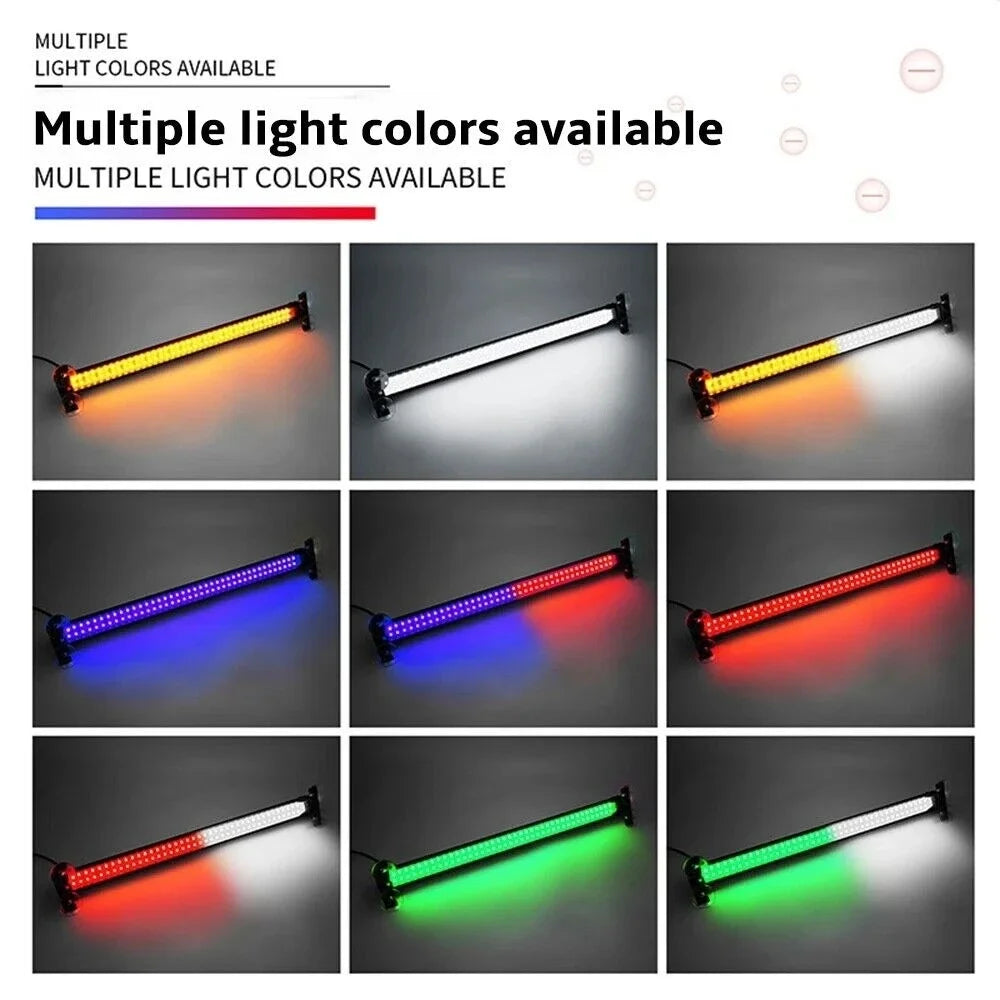 Emergency Warning Inside Glass Flash Strobe Beacon Bar Green
