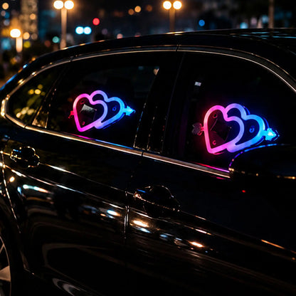 Ambient Lighting 7-mode Suction Window Decor Neon Rv Sedan