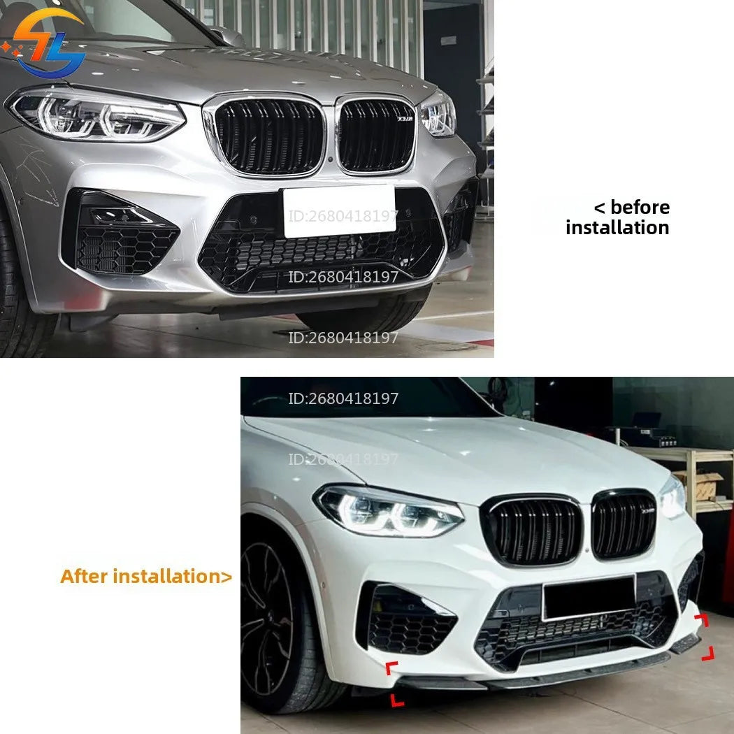 For BMW F97 F98 X3M X4M 2019-2021 Front Lip Shovel Spoiler