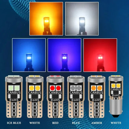 2PCS T10 W5W 168 3030 6SMD Super Bright Parking