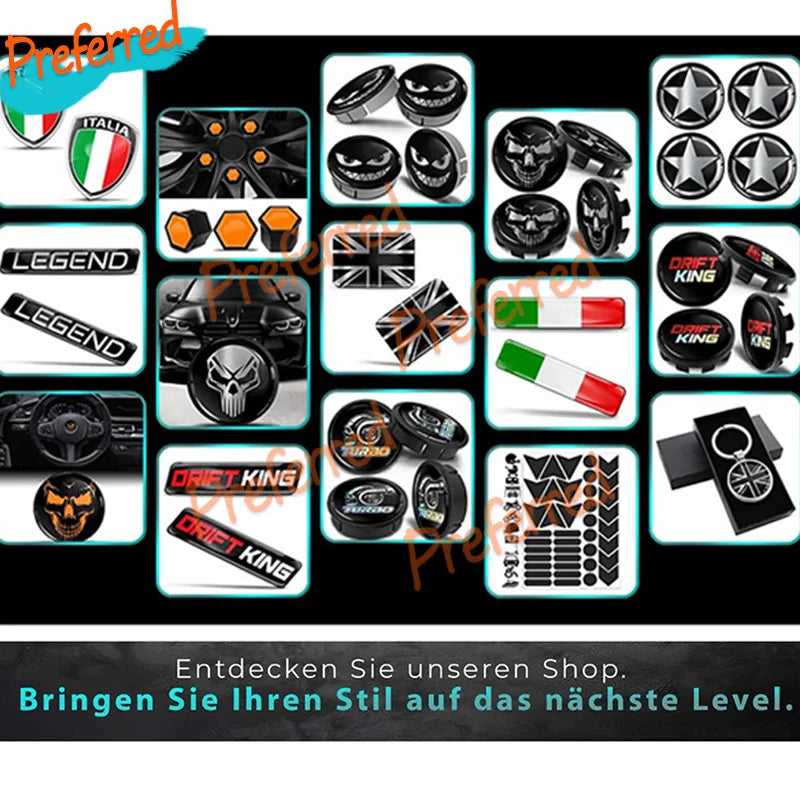 Custom Logo Name 3D Silicone Sticker Domed Wheel Resin