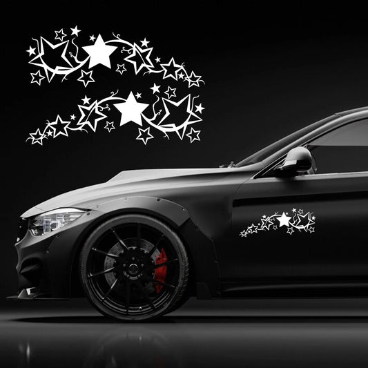 For VW Volkswagen Tesla Skoda Volvo 2PCS Bright Star Sticker