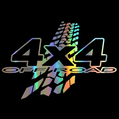 Sticker 3D 4X4 Off Road Mud Funny On Motorcycle