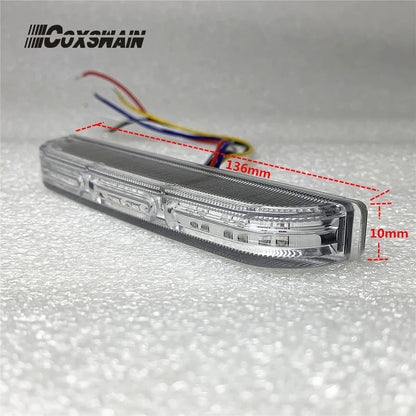 1PC Coxswain Dual Color Emergency Grill Strobe 3W Warning
