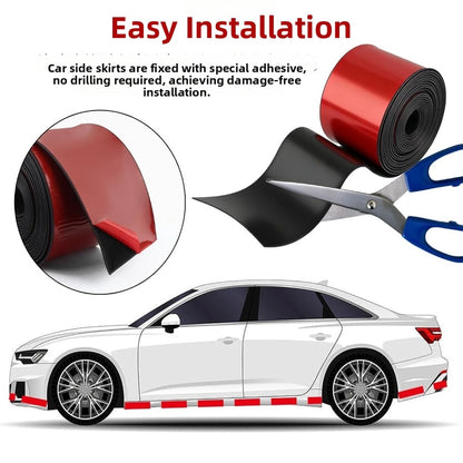 Fit Rubber Side Skirts self-adhesive scratch-resistant