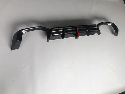 For BMW X3M X4M F97 F98 Real Dry Carbon Fiber Rear Bumper Lip