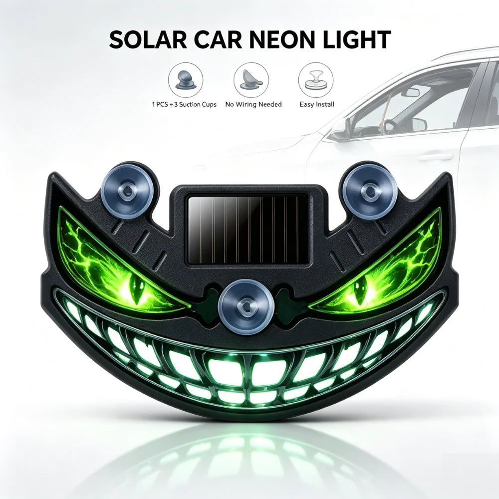 Solar Dynamic Neon Atmosphere Devil Eye Wireless Windshield