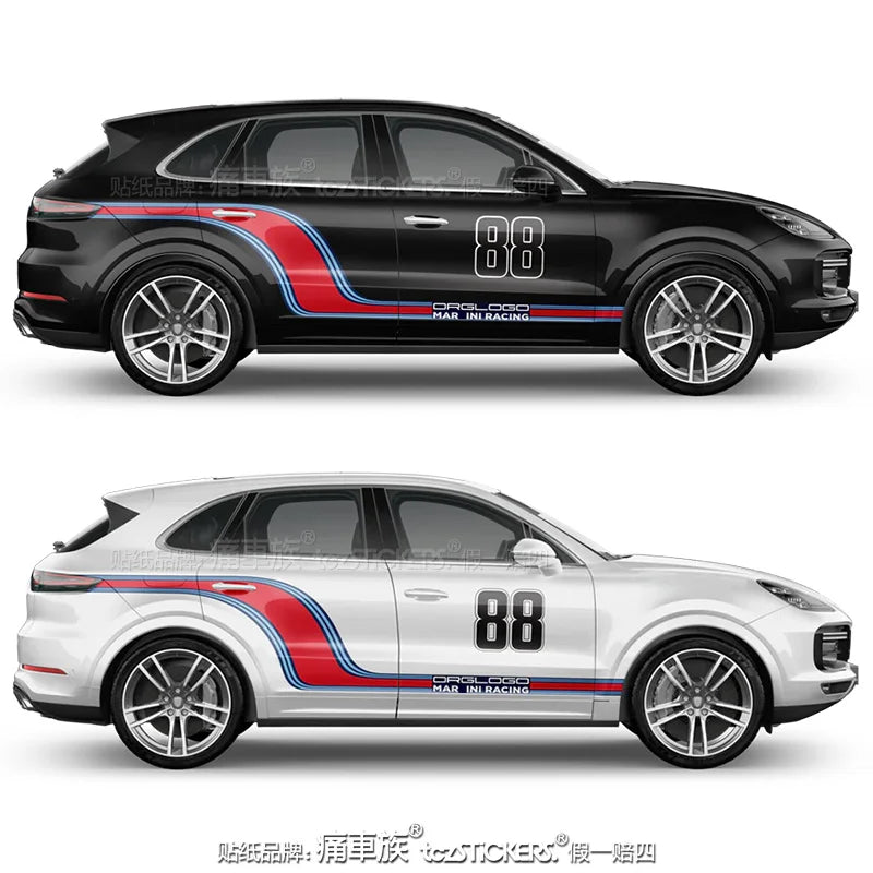 For Porsche Cayene Vinyl Sticker Customized Exterior Design