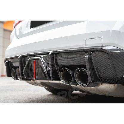 For BMW M3 M4 G80 G82 Jmcarcool Dry Carbon Rear Bumper Diffuser