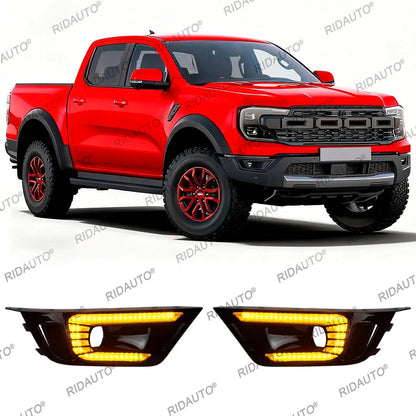 For Ranger T9 Raptor 2022-2025 Amber Turn Signal In Fog Dual