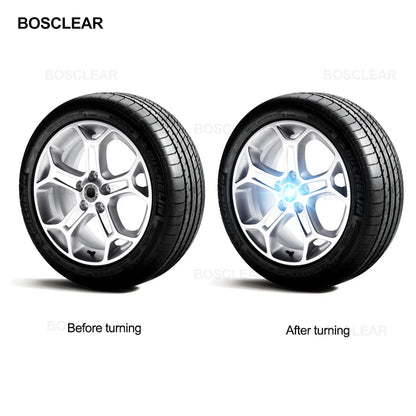 For BMW Benz Audi Kia VW Hub Wheel Caps Center Cover Lighting
