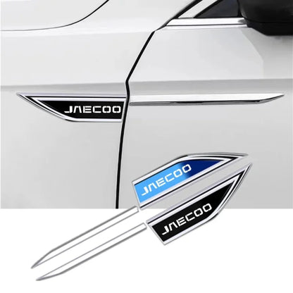 2PCS Fender Side Emblem Body Protective Sticker Fit Chery