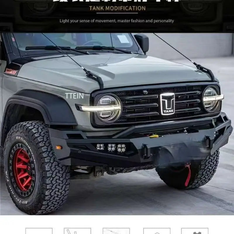 Tank 300 Luminous Emblem Grille Flow Exterior Modification