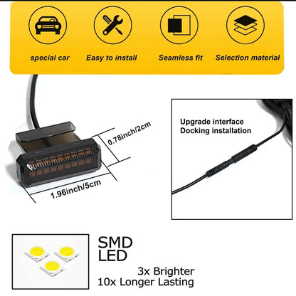 For Pickup Offroad 12V Front Grille Model Daytime Running Wheel