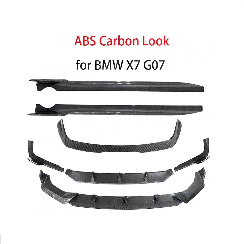 For BMW X7 G07 M Sport Carbon Fiber Body Kit 2019-2021 Front Lip
