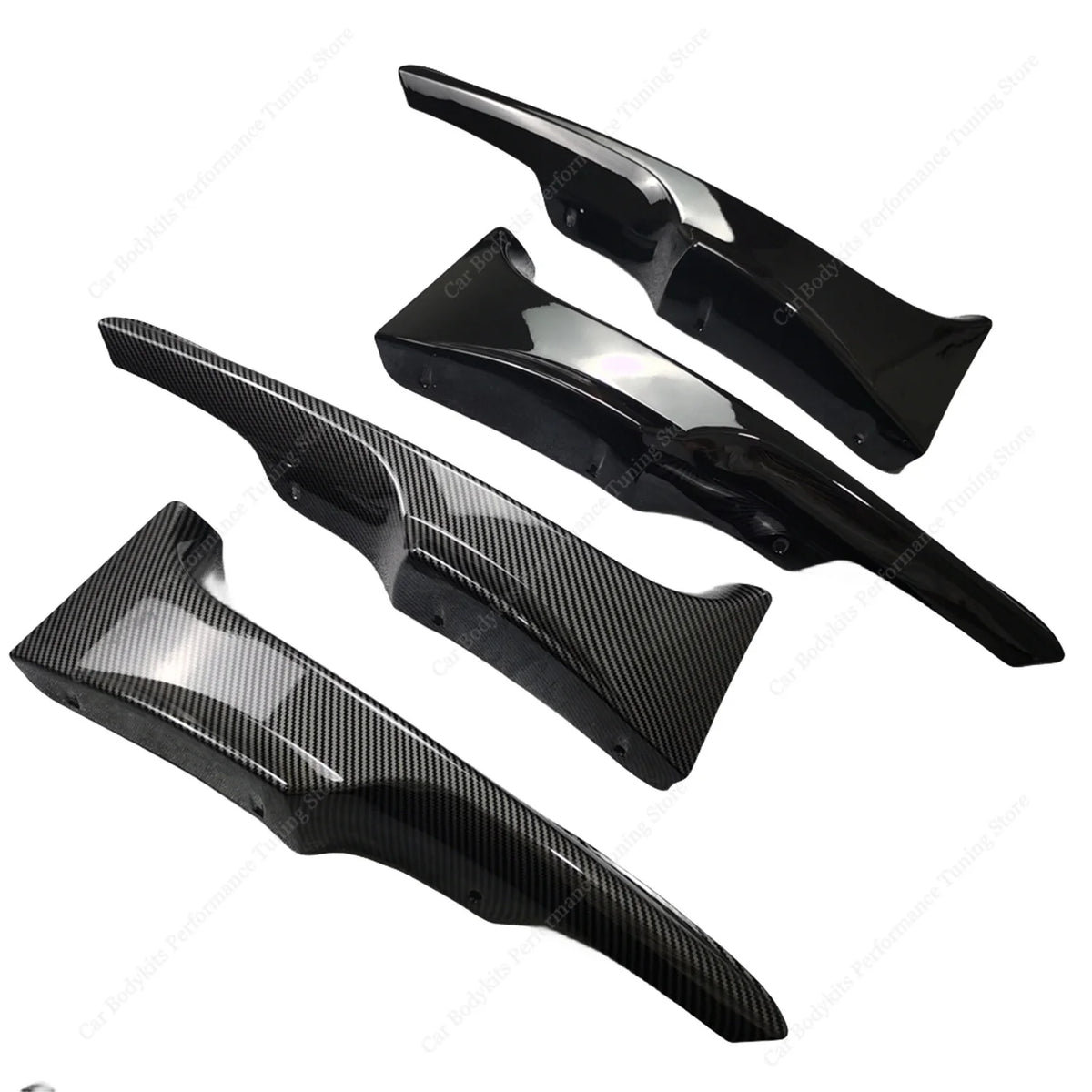 For BMW E92 E93 M Sport pre-lci 4PCS Mp Gloss Black Front Bumper