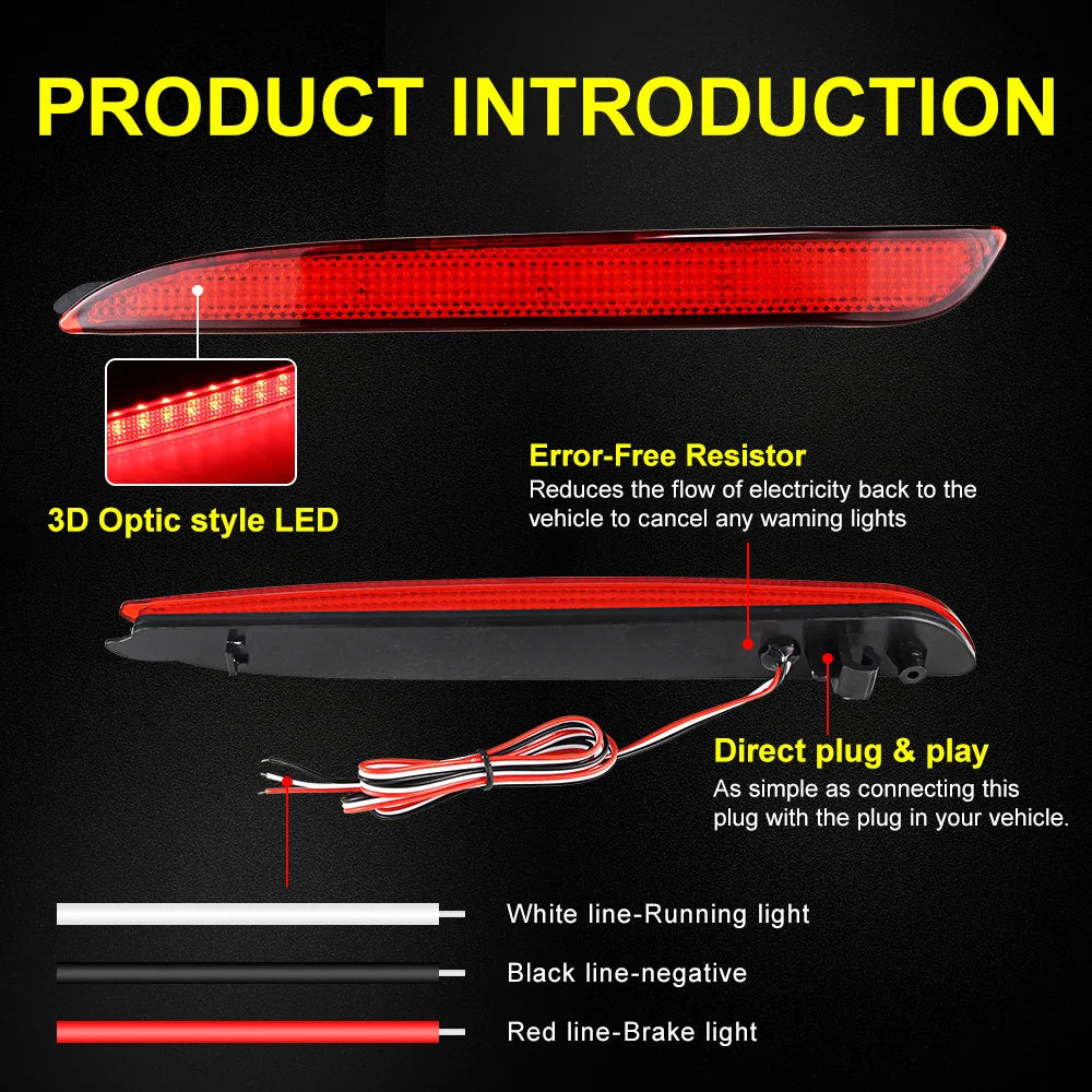For Mazda 3 2010 2011 2012 Reflector Tail Brake 2013 2014 2015
