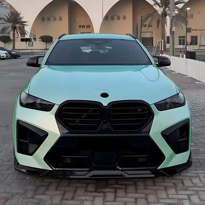 For BMW X5M F95 X6M F96 Lci Front Bumper Lip Spoiler Splitter