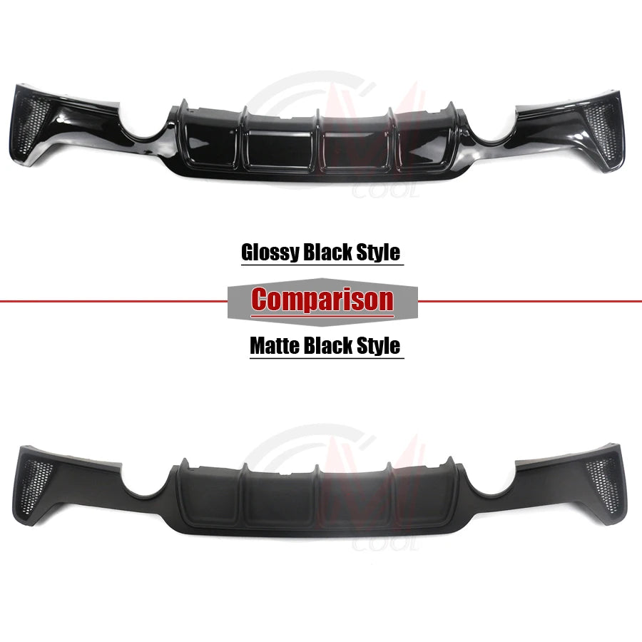 For BMW 4 Series F32 F33 F36 Rear Lip Bumper Diffuser ABS