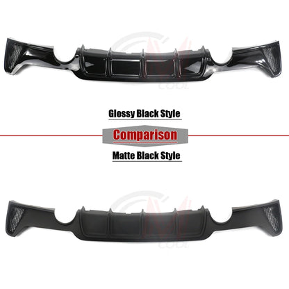 For BMW 4 Series F32 F33 F36 Rear Lip Bumper Diffuser ABS