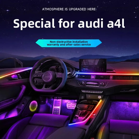 For Audi A4L 2017-2025 Interior Ambient RGB Colors Atmosphere