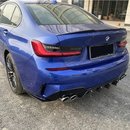 For BMW G20 3 Series G28 Rear Bumper Lip Splitter Diffuser