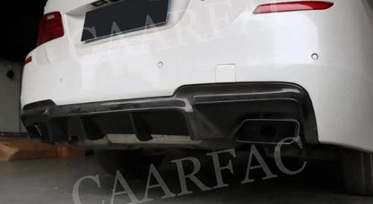 For BMW 5 Series F10 M Carbon Fiber Rear Bumper Lip Diffuser