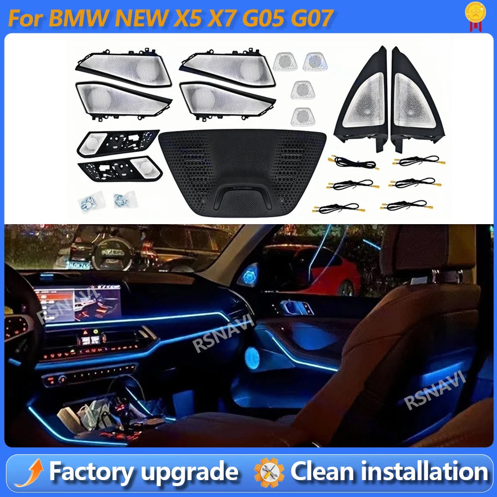 For BMW Colours Speaker Cover X5 X7 G05 G07 Midrange Tweeter