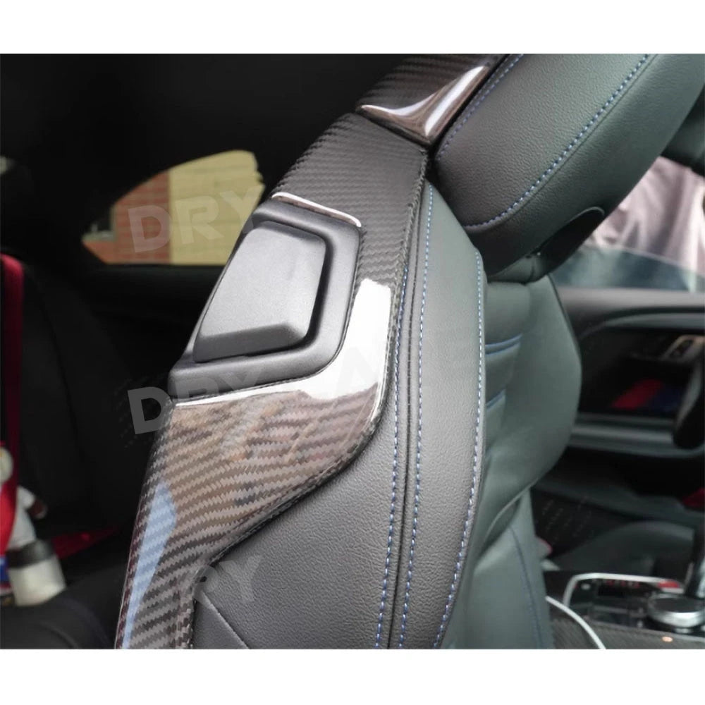 For BMW G80 G81 G82 G83 Dry Carbon Fiber SEAT Back Covers