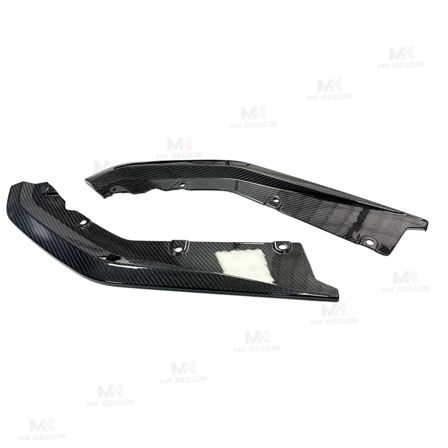 For BMW M4 G82 G83 G80 Carbon Fiber Rear Bumper Splitters Side