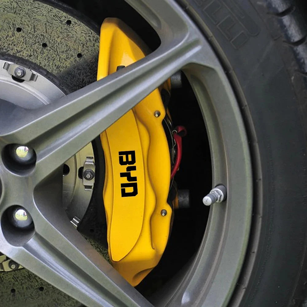 For BYD Atto 3 Seal Dolphin 6PCS Brake Caliper Logo Decal