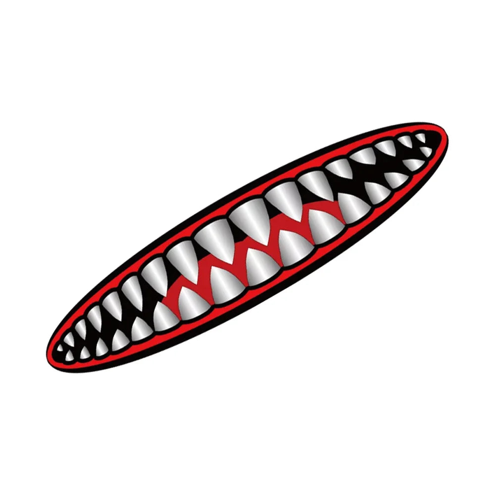 For Tesla Model 3 X Y S Custom Front Bumper Sticker Shark Mouth