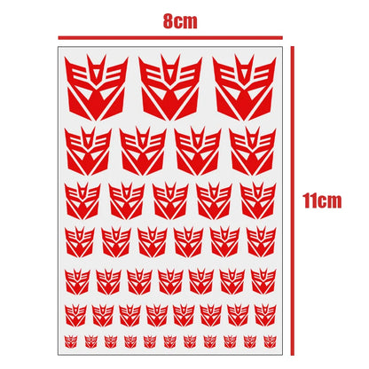 For Custom Diy Scene Accessories Decoration Transformers Uv Dtf