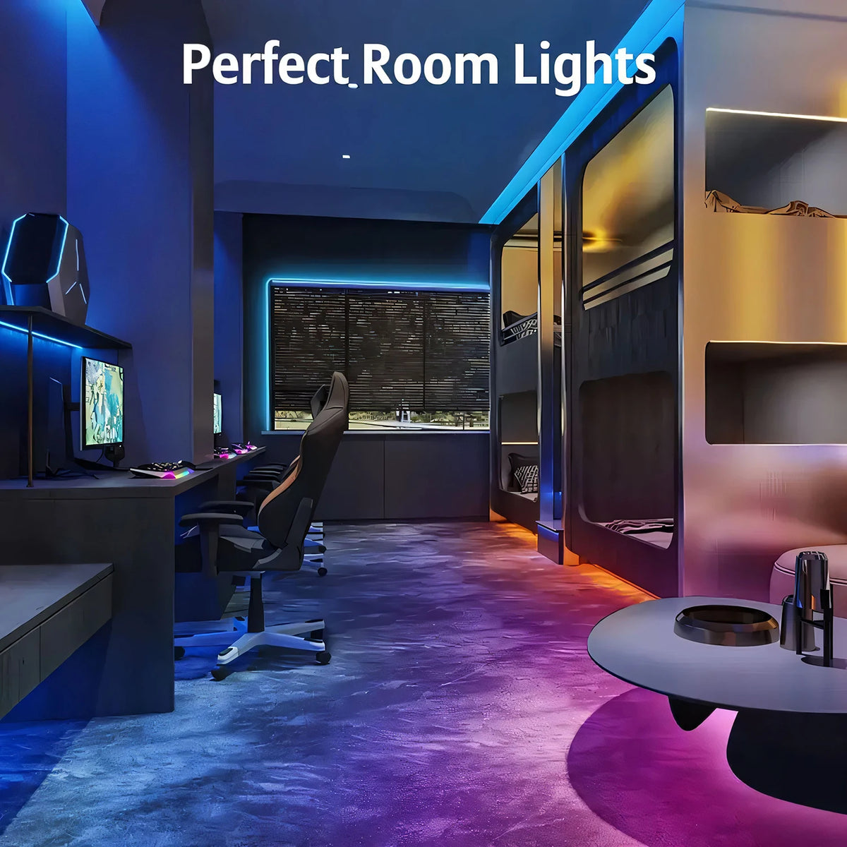 For Bedroom Home Kitchen Party Room 100 130 200FT RGB Smart
