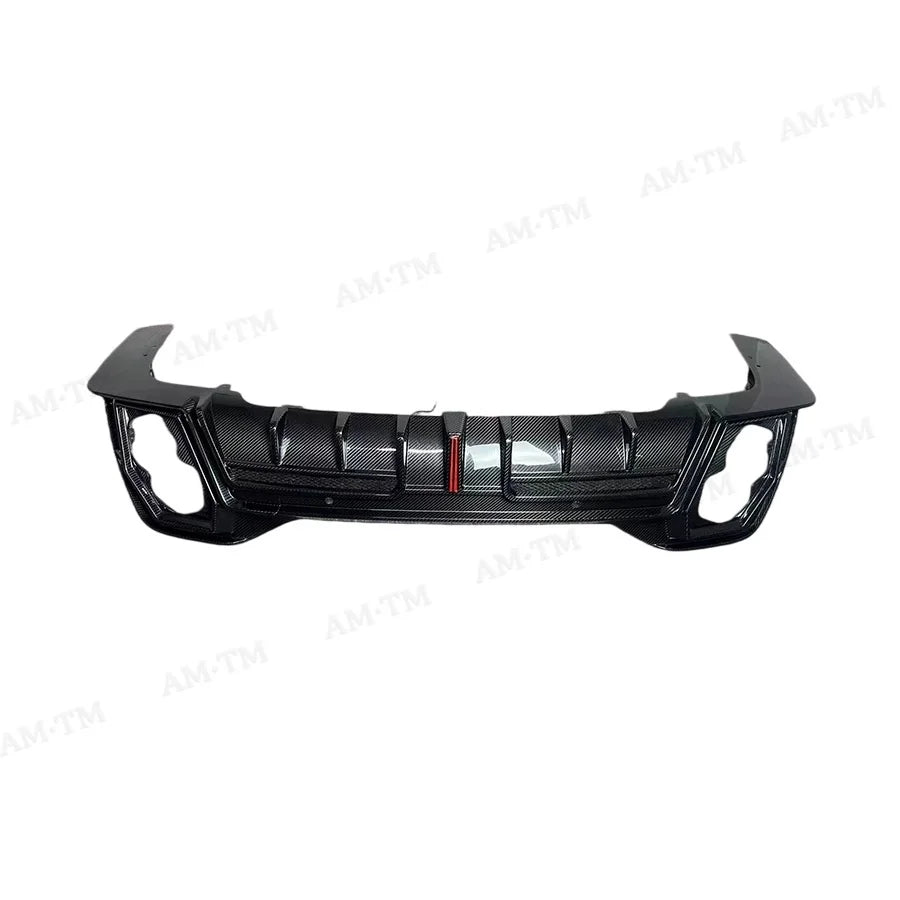 For BMW X6 G06 2023+ Carbon Fiber Rear Bumper Diffuser Splitters