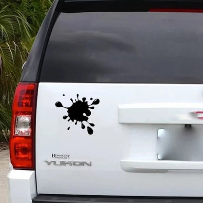 Design Scratch Black Splash Sticker Vinyl Decal Bumper Trim