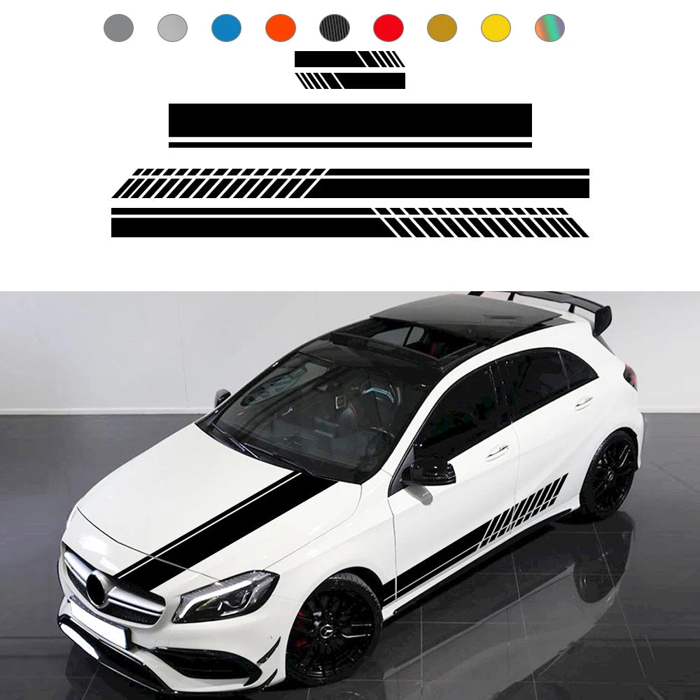For Audi BMW Mercedes Ford VW Bonnet Cover Sticker Toyota Nissan