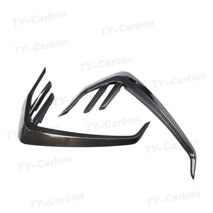 For BMW G80 M3 G82 G83 Dry Carbon Fiber Side Fender Vent Trims