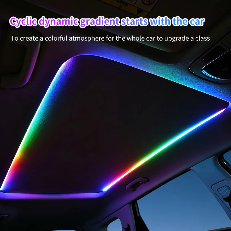 Sunroof Strip Ambient Remote APP Control USB Roof Panoramic
